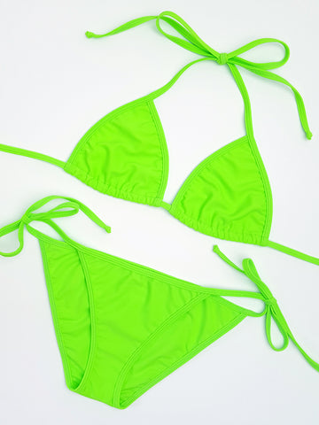 Neon Green Full Bikini