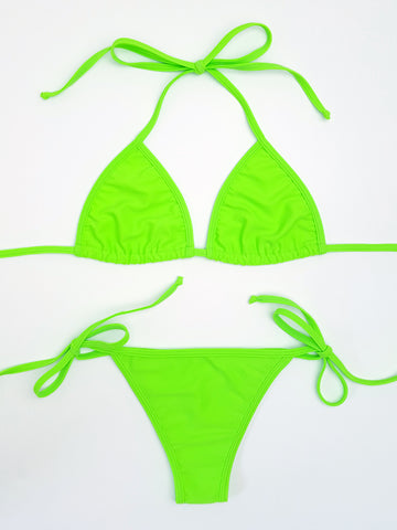 Neon Green Cheeky Bikini