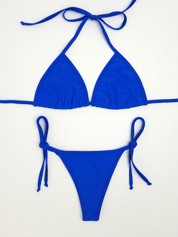 Royal Blue Brazilian Bikini