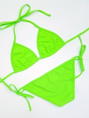 Neon Green Full Bikini